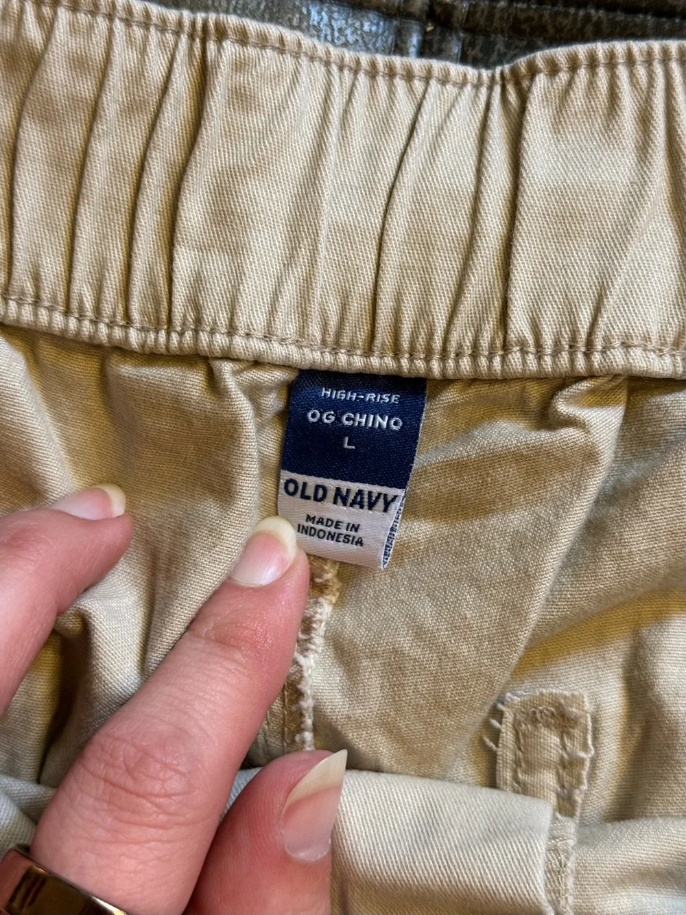 Old Navy Khaki High-Rise OG Chino Pants